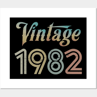 Vintage 1982 Best Year 1982 Original Genuine Classic Posters and Art